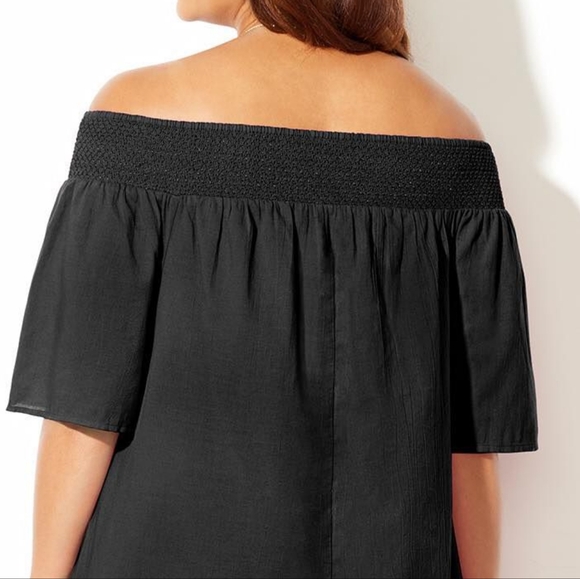 Swimsuits for All - AMANDA SMOCKED BANDEAU MAXI DRESS 18/20 - Picture 3 of 3